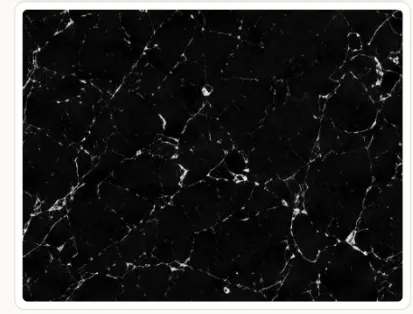 Próbka I blatu kuchennego – czarny marmur Nero Marquina z gęstą siatką białych żyłek, połysk